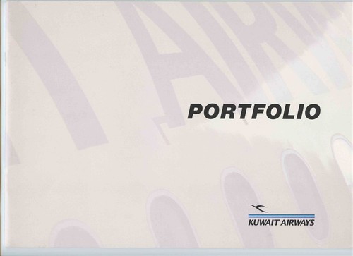 Kuwait Airways Portfolio of Services Booklet English and Arabic 1994