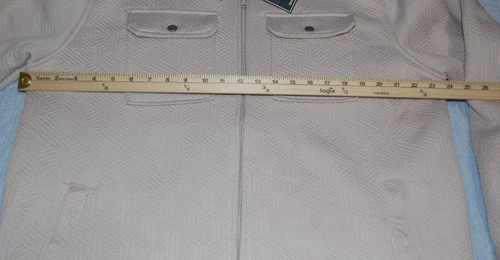 Distortion Mens Large Ivory Jacket Faux Fur Sherpa Fleece Lined NWT New image 6