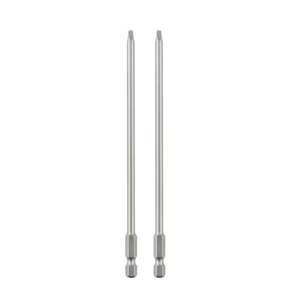 RIDGID #2 Screw Gun Bit 148 mm Square (2-Pack) for RIDGID Screw Gun R86630 Free