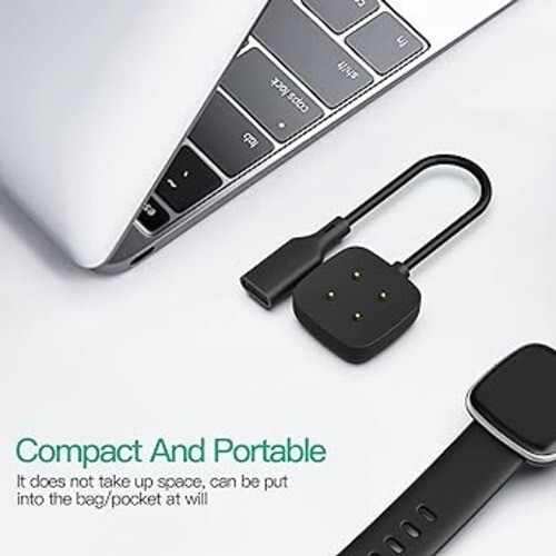 AWINNER Compatible for Fitbit Versa 3 Versa 4 Sense 2 Sense Charger Cable USB-C - Zdjęcie 6 z 7