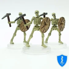 Skeleton (shield) x3 - Vecna Eve of Ruin #8 D&D Icons of the Realms Miniature