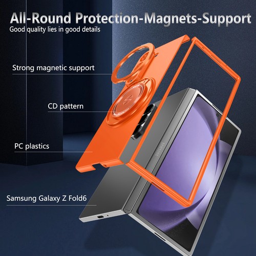 Per Samsung Galaxy Z Fold 7 6 5 4 3 PC rigido supporto magnetico custodia antigraffio - Foto 36 di 77