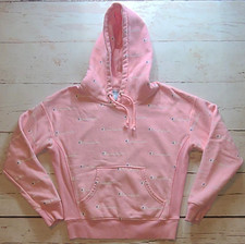 Champion All Over Logo Print Reverse Weave Pink Hooded Sweatshirt Hoodie Women S