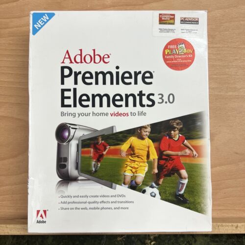 Adobe Premiere Elements 3.0 - Bring Your Home Videos To Life  - Afbeelding 1 van 1