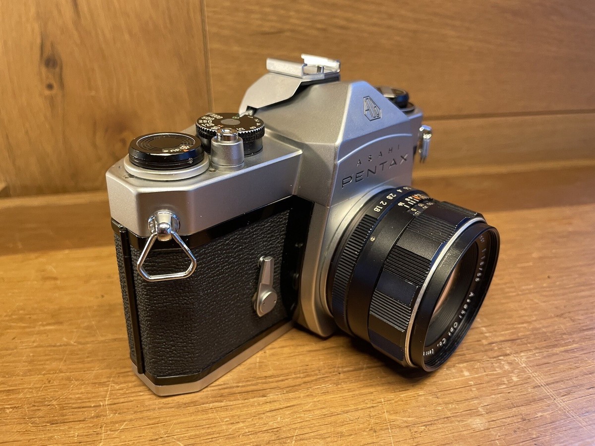 【完動品】PENTAX SL / Super-Takumar 55mm F1.8 Near Mint ++* Pentax SL Film Camera Super Takumar 55mm F/1.8 Early
