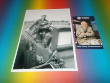 Georg Schwarzenbeck DFB Bayern Munich signed autograph 20x28 photo + postcard