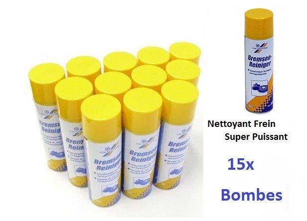Nettoyant frein puissant contre sifflement et manque de mordant disques auto moto quad