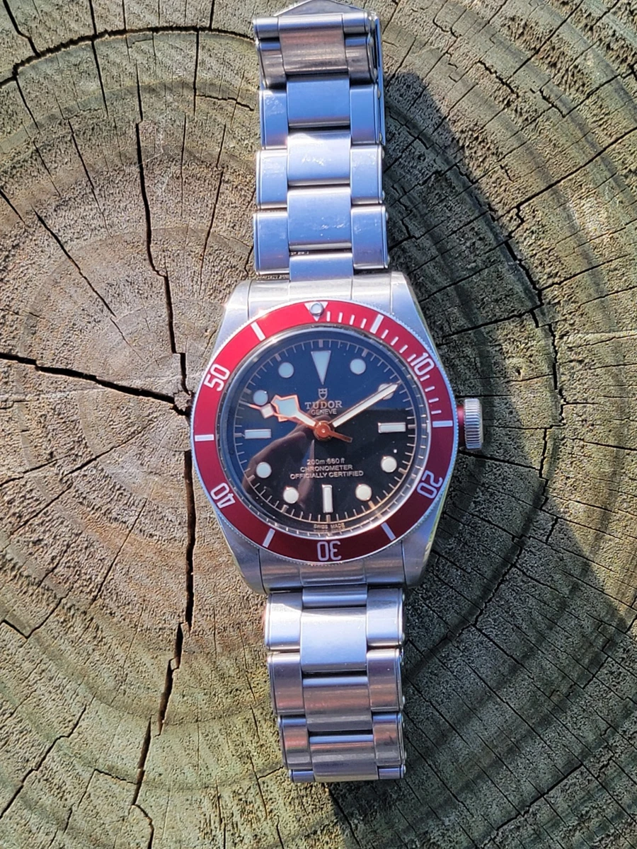 Tudor Black Bay 41 Automatic Red Bezel Watch M79230R 0012 Box