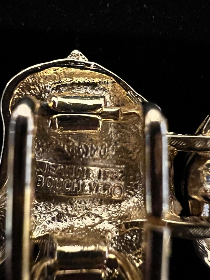 Signed JEANNE BOUCHEVER Horse Head Buckle 1982 | eBay UK