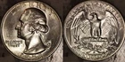 1953 D Washington Silver Quarter GEM BU LUSTER! Obverse EORT Toning 53DX7646