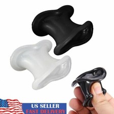 NEW Male Scrotum Testicle Squeeze Rings Cage Soft Stretcher Enhancer Delay Ball