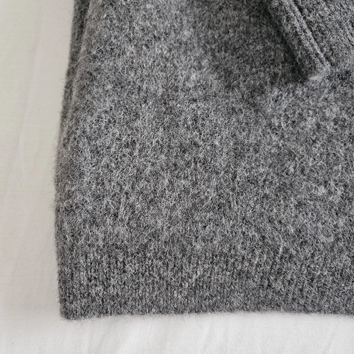 Cárdigan Suéter Lululemon Mezcla Lana Alpaca HASG Gris Asfalto Para Hombre Talla XL