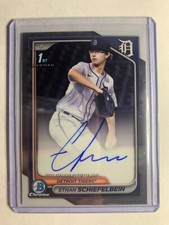 2024 1st Bowman Chrome #CPA-ES Ethan Schiefelbein Auto Autograph Tigers (1)
