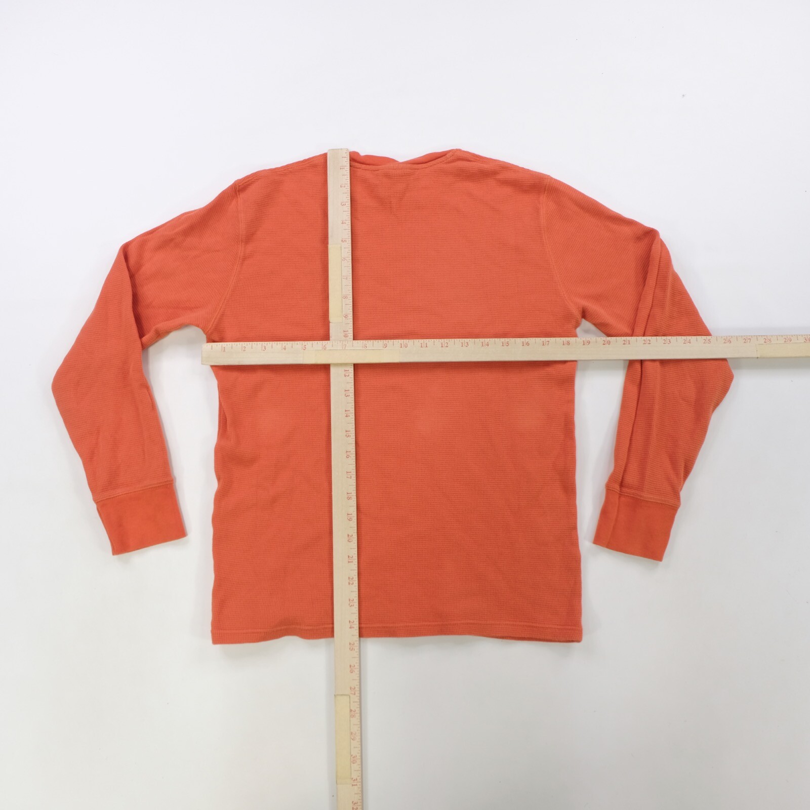 Rara felpa termica vintage POLO RALPH LAUREN pigiama pony anni 2000 arancione S