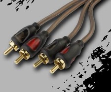 20 pieces 15 Foot 100% Copper RCA (Male to Male) Cables Smoke Transparent BULK