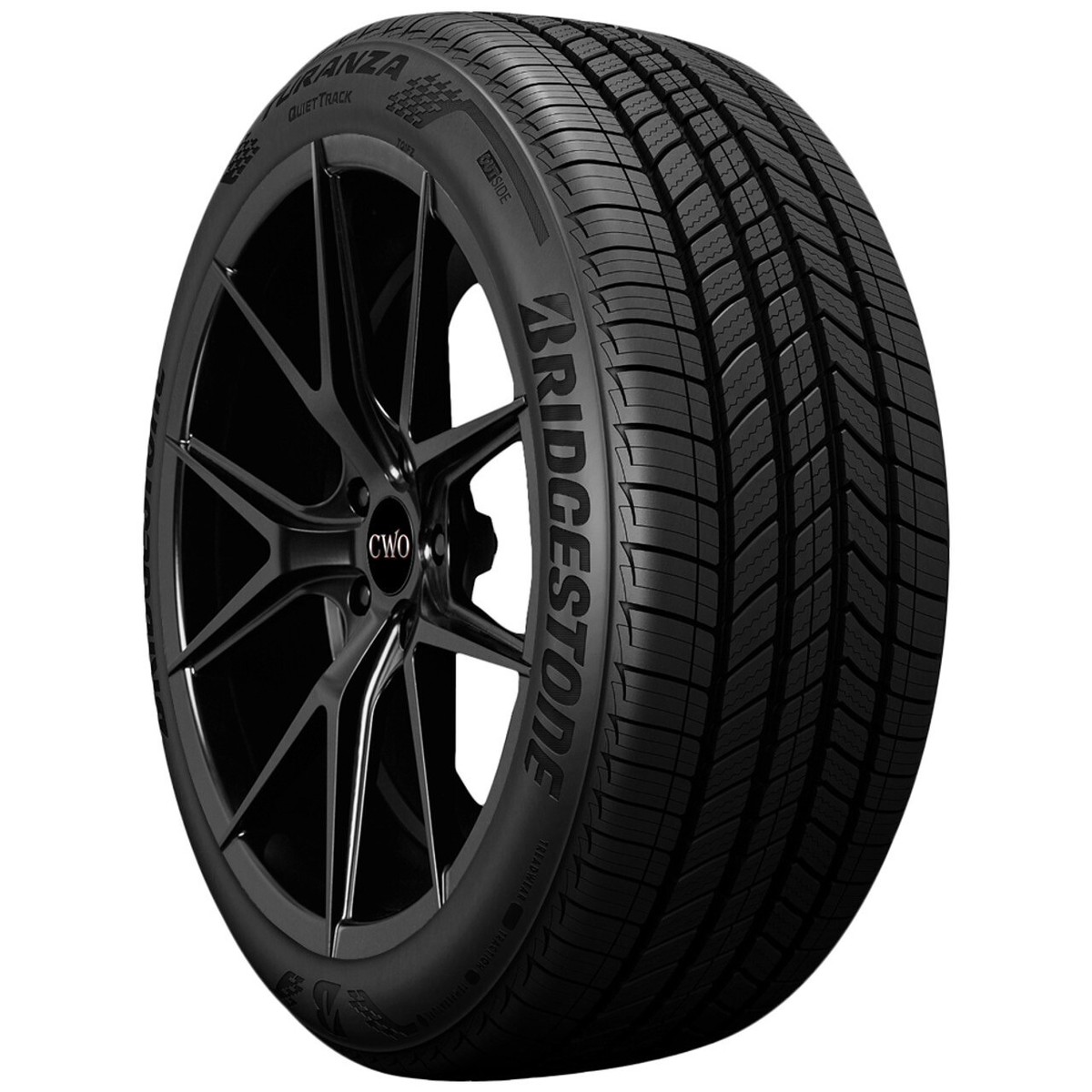 235/50R17 Bridgestone Turanza Quiet Track 96H SL Black Wall Tire