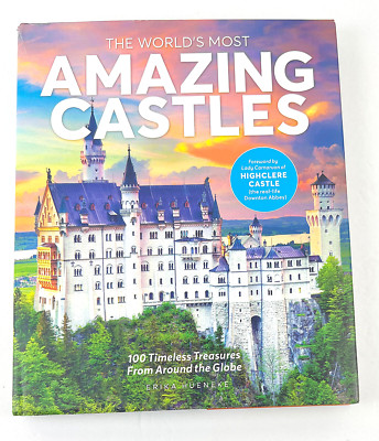 The World's Most Amazing Castles - Erika Hueneke - Large Hardcover Book w/ DJ