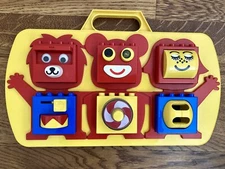 LEGO DUPLO BABY CRIB TOY Busy Box, Activity Center Also For Playpen Vintage RARE