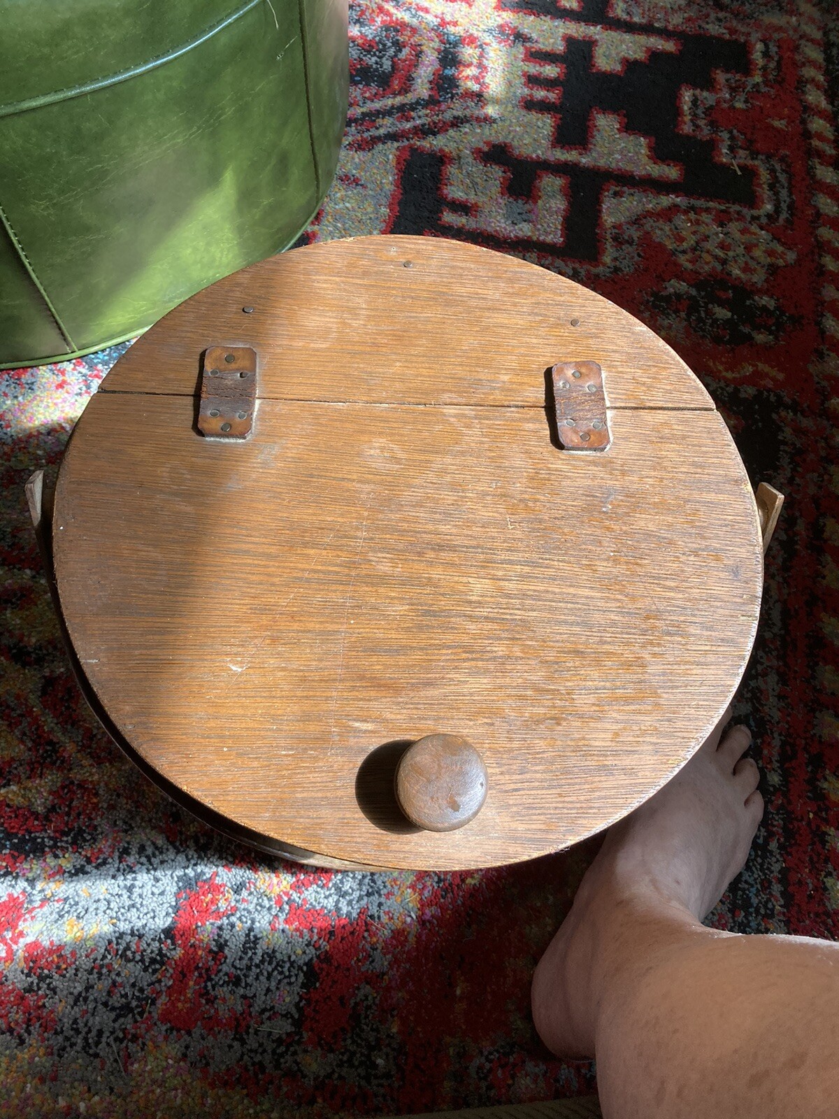 Longaberger 1983 VINTAGE Large Sewing Basket with Stand, EXTREMELY RARE