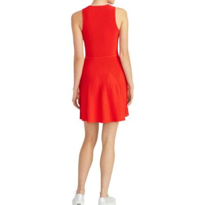 Rachel Rachel Roy Liliana Fit & Flare Sweater Dress - Radiant Red Rachel Rachel Roy Liliana Fit & Flare Sweater Dress - Radiant Red