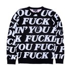 RIPNDIP Lord Nerm BLACK White UNISEX Warm Winter Knitted Sweater Size L — photo 1