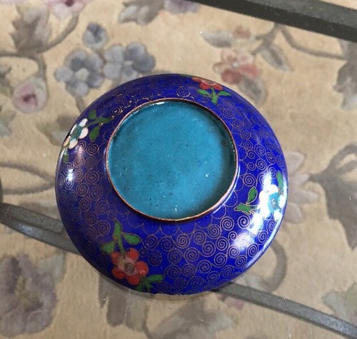 Vintage Chinese Cloisonne & Enamel Bowl No Reserve - Picture 6 of 8