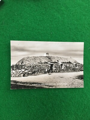 LEWIS STORNOWAY ALTE POSTKARTE SCHOTTISCHER CROFT REET