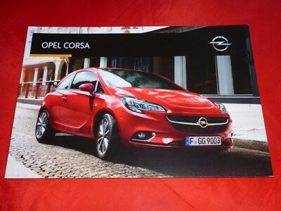 OPEL Corsa E Selection Edition Color Edition Innovation OPC Prospekt von 2015