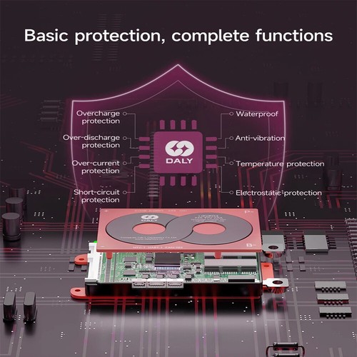 Daly Smart BMS 3S-16S 12V-60V 40A-100A Li-ion LiFePo4 Battery BMS Bluetooth ACUS - Picture 12 of 24