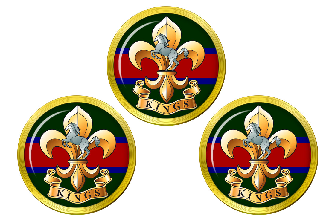 King's Regiment, British Army Golf Ball Markers