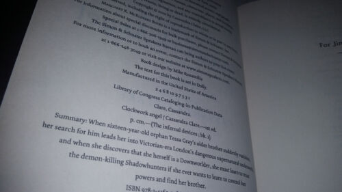 Clockwork Angel by Cassandra Clare (2010, Hardcover) FIRST PRINT - Imagen 2 de 6