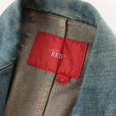 LEVIS RED jacket size: S 00s early model denim GUYS WARPED COAT S