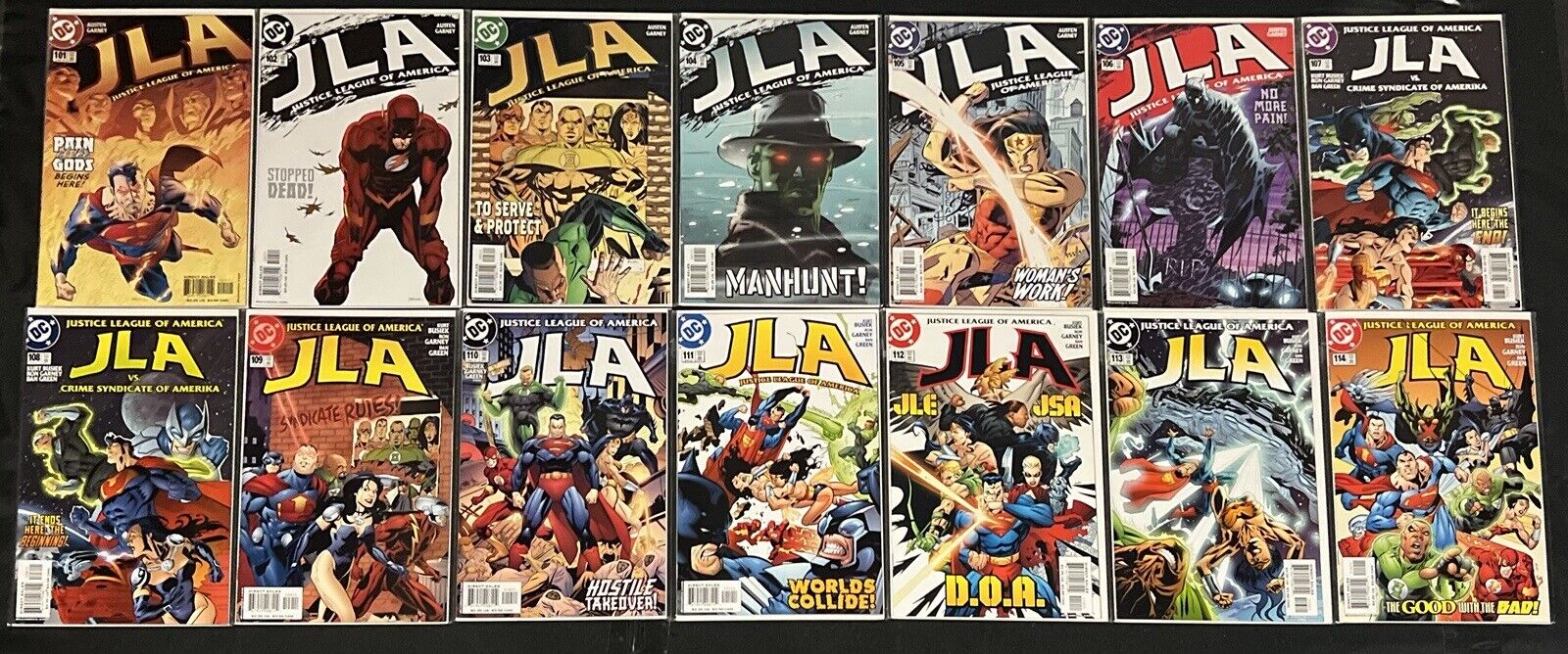 JLA #101-125 Justice League Of America DC Comic Books Lot