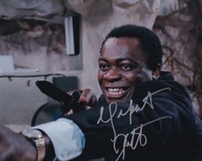 YAPHET KOTTO signed Autogramm 20x25cm JAMES BOND in Person autograph ACOA