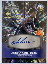 2021 Wild Card Alumination Adrian Griffin Jr. Holo-Lux Black Mosaic /49 AUTO