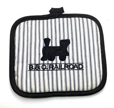 Vintage B&O Railroad Potholder Monopoly 1984 Made in USA