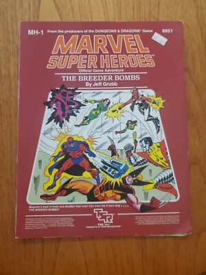 The Breeder Bombs (Marvel Super Heroes module MH1) by Jeff Grubb (1984,...