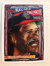 2022 Topps X Andy Friedman Spotlight 70 Series Dave Winfield Angels 1992 Topps 7