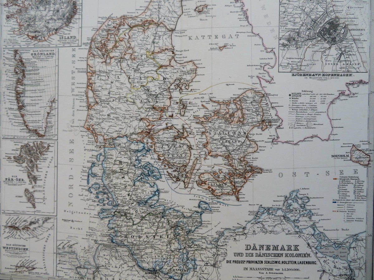 Kingdom of Denmark Danish Colonies Iceland Copenhagen 1876  display picture 1