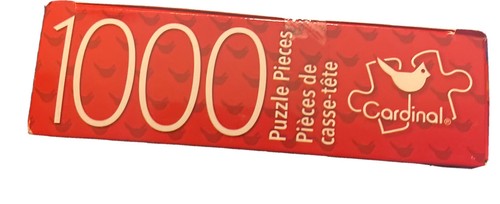 1000 Piece Cardinal Jigsaw Puzzle Sealed 14in x 22in Woman And Wolf New in Box - Picture 5 of 6