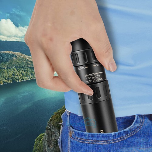 10-300X40mm Zoom HD Military Powerful Monocular Handheld Optics Telescope+Case - Picture 15 of 17