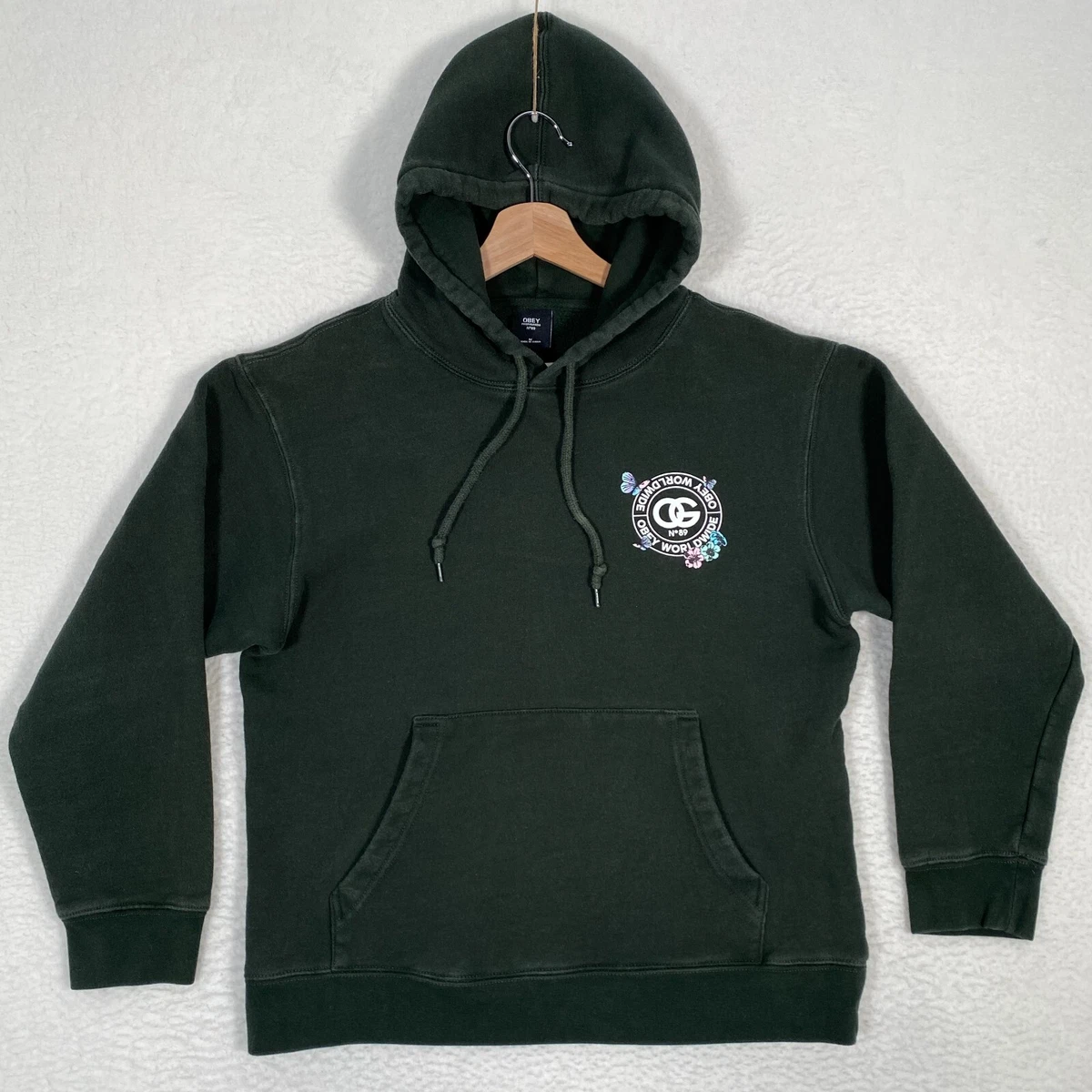 Obey hoodie green sales