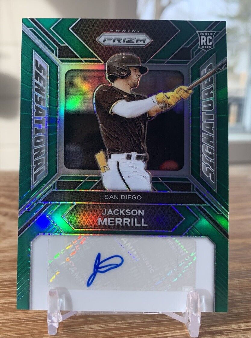 JACKSON MERRILL 2024 Panini Prizm Sensational Signatures JACKSON MERRILL 2024 Panini Prizm Sensational Signatures