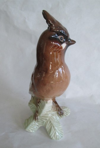 Figura de pájaro GOEBEL WAXWING CV80 hecha en ALEMANIA OCCIDENTAL 1964-72 marca - Imagen 6 de 10