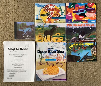 The Sing to Read Adventure CD Books and Lesson Plans Activities Music Children