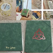 Charmed Book of Shadows Green Journal Vintage Book Lining Magic Spell Books Gift