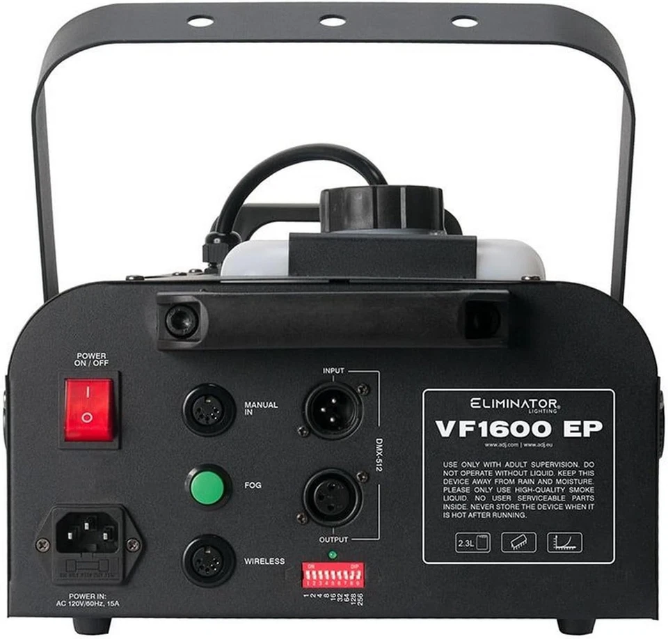 Eliminator Lighting VF1600 EP 1650W Mobile DMX Fog Machine with Remote - Image 2 of 4