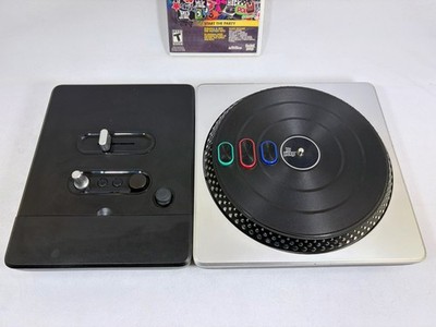 Wii DJ Hero Wireless Turntable For Nintendo Wii W/ DJ Hero Game Tested PLS READ