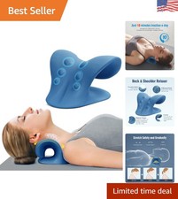Lightweight Neck Relaxer Pillow with C-Curve Support - Ideal for Spinal Health