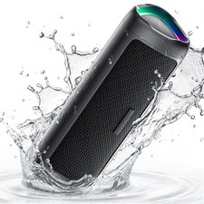 Bluetooth Speaker, Portable Speakers Bluetooth Wireless with Lights IPX5 Waterpr